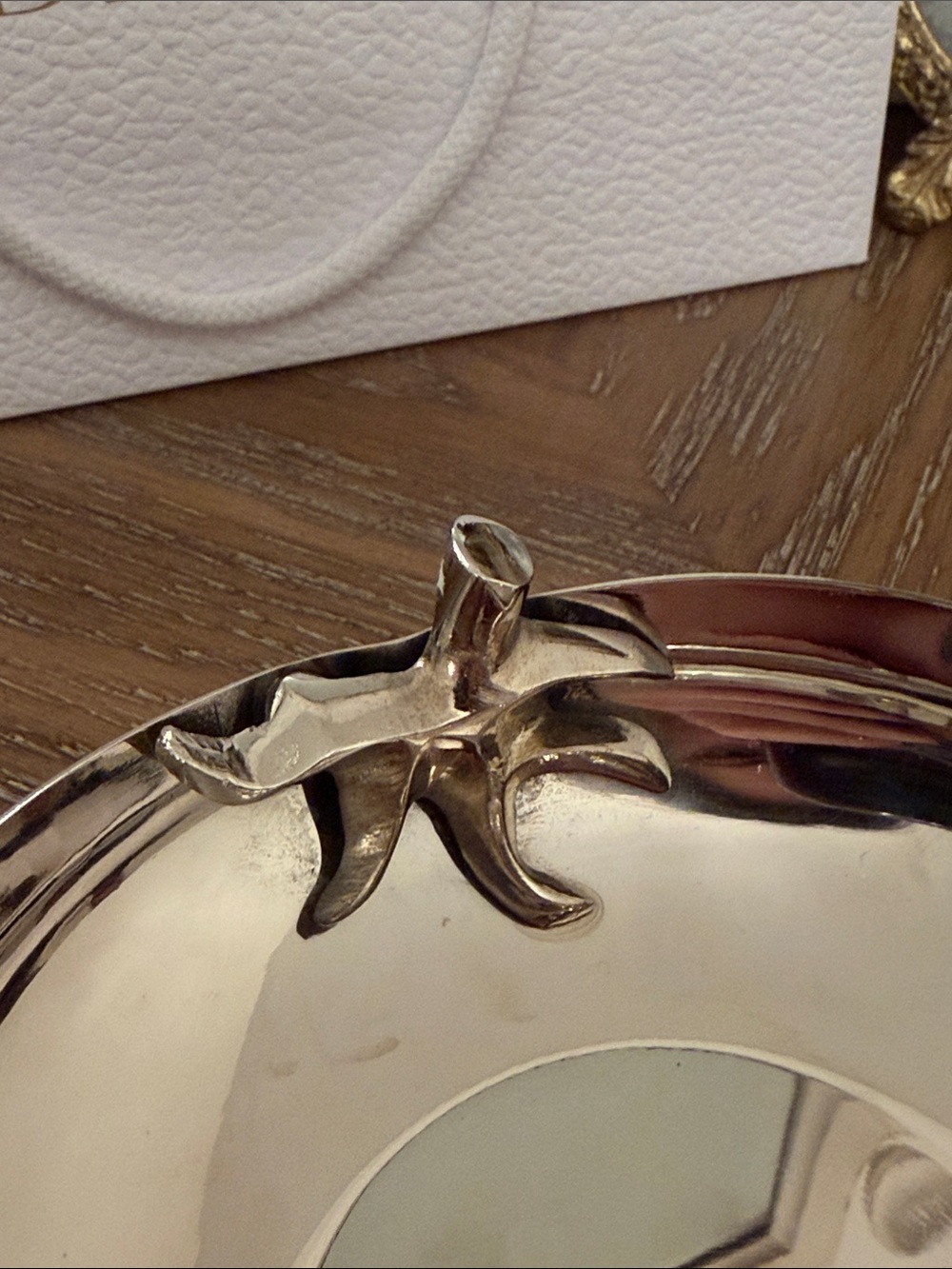 Anthropologie Damson Madder Steel Tomato Nut Bowl NEW - Picture 9 of 12